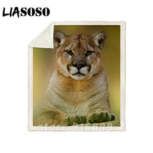 Charger l&#39;image dans la galerie, Plaid Lion 130 X 150