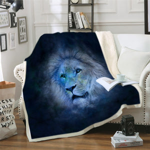 Plaid tête de Lion A