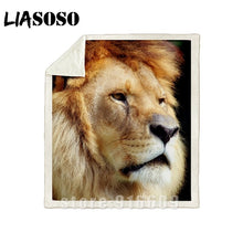 Charger l&#39;image dans la galerie, Plaid Lion 130 X 150