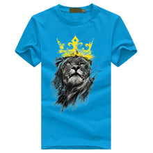 Charger l&#39;image dans la galerie, T-Shirt lion &lt;br&gt; avec Couronne