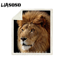 Charger l&#39;image dans la galerie, Plaid Lion 130 X 150