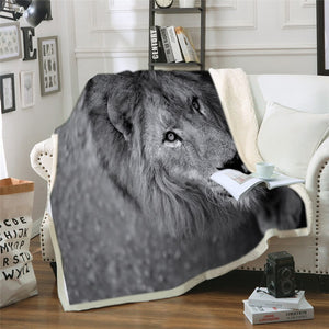 Plaid tête de Lion A