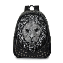 Charger l&#39;image dans la galerie, Sacs à Dos Fille &lt;BR&gt;Tête de Lion Relief