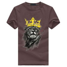 Charger l&#39;image dans la galerie, T-Shirt lion &lt;br&gt; avec Couronne