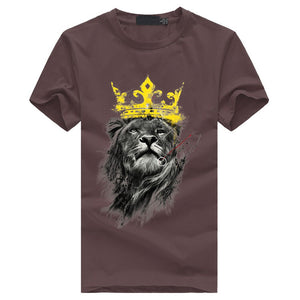 T-Shirt lion <br> avec Couronne