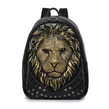 Charger l&#39;image dans la galerie, Sacs à Dos Fille &lt;BR&gt;Tête de Lion Relief