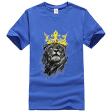 Charger l&#39;image dans la galerie, T-Shirt lion &lt;br&gt; avec Couronne