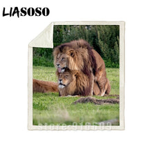 Charger l&#39;image dans la galerie, Plaid Lion 130 X 150