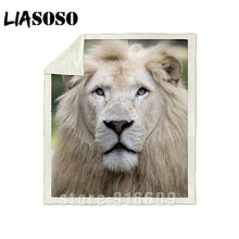 Charger l&#39;image dans la galerie, Plaid Lion 130 X 150