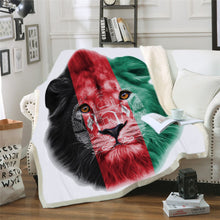 Charger l&#39;image dans la galerie, Plaid tête de Lion A