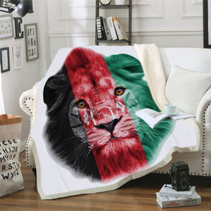 Plaid tête de Lion A