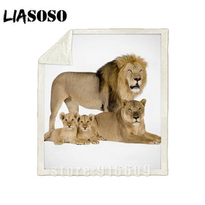 Plaid Lion 130 X 150