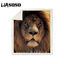 Charger l&#39;image dans la galerie, Plaid Lion 130 X 150