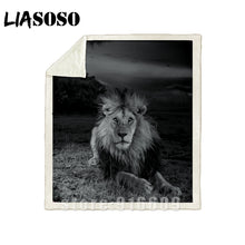 Charger l&#39;image dans la galerie, Plaid Lion 130 X 150