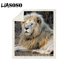Charger l&#39;image dans la galerie, Plaid Lion 130 X 150