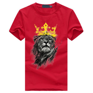 T-Shirt lion <br> avec Couronne