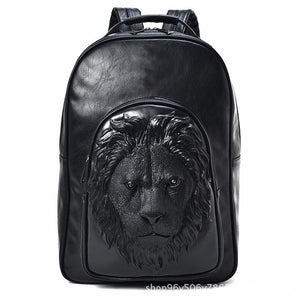 Sac Dos Femme<br>Tête de Lion 3D