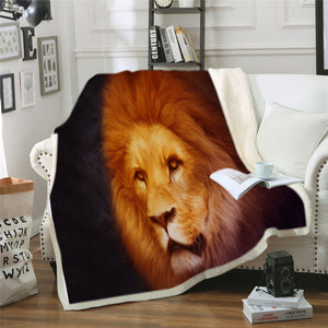 Plaid tête de Lion A