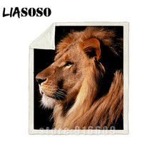Charger l&#39;image dans la galerie, Plaid Lion 130 X 150