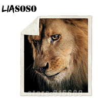 Charger l&#39;image dans la galerie, Plaid Lion 130 X 150