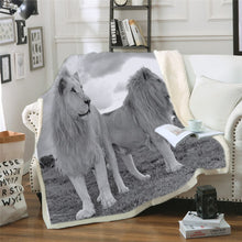 Charger l&#39;image dans la galerie, Plaid tête de Lion A