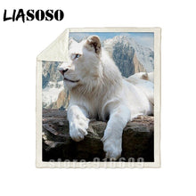 Charger l&#39;image dans la galerie, Plaid Lion 130 X 150