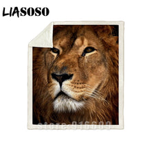 Charger l&#39;image dans la galerie, Plaid Lion 130 X 150
