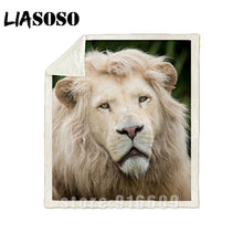 Charger l&#39;image dans la galerie, Plaid Lion 130 X 150