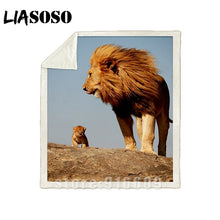 Charger l&#39;image dans la galerie, Plaid Lion 130 X 150