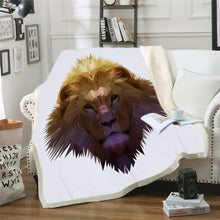 Charger l&#39;image dans la galerie, Plaid tête de Lion A