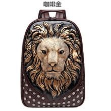 Charger l&#39;image dans la galerie, Sacs à Dos Fille &lt;BR&gt;Tête de Lion Relief