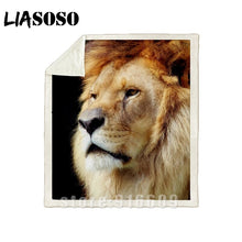 Charger l&#39;image dans la galerie, Plaid Lion 130 X 150