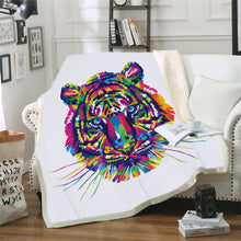 Charger l&#39;image dans la galerie, Plaid tête de Lion A