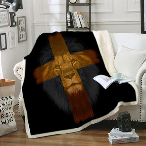 Plaid tête de Lion A