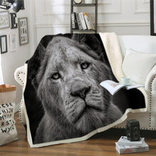 Charger l&#39;image dans la galerie, Plaid tête de Lion A