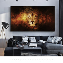 Charger l&#39;image dans la galerie, Affiche de lion et lionne