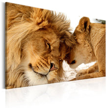 Charger l&#39;image dans la galerie, Toile de lion et lionne