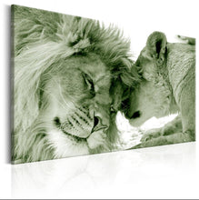 Charger l&#39;image dans la galerie, Toile de lion et lionne