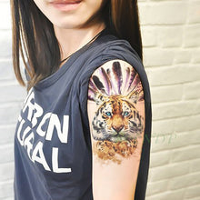 Charger l&#39;image dans la galerie, Promotion Tatouage Temporaire Lion bras