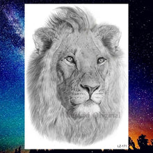 Charger l&#39;image dans la galerie, Tatouage tête Lion&lt;br&gt; Impériale Femme