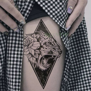 Tatouage Lion Waterproof