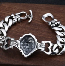 Charger l&#39;image dans la galerie, Bracelet Lion&lt;br&gt;Argent