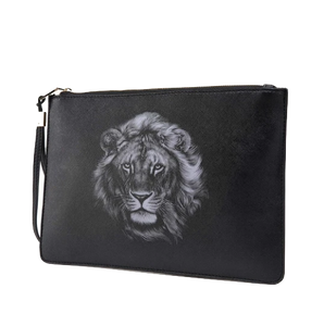 Pochette  Plate Noir Lion