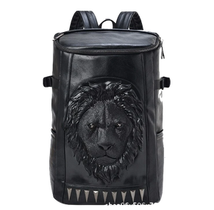 Sac Dos Femme<br>Tête de Lion 3D