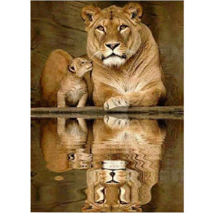 Tableau Lionne 1 pièce