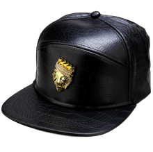 Charger l&#39;image dans la galerie, Casquette Tête de Lion &lt;br&gt; Noir  Couronne
