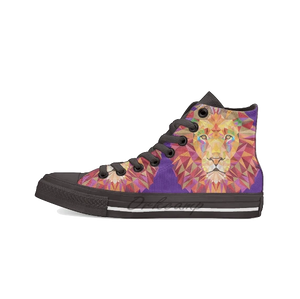 Chaussures Tête de lion<br>Lion Géométrique