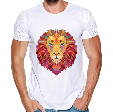 T-Shirt Lion<br>3D Rouge