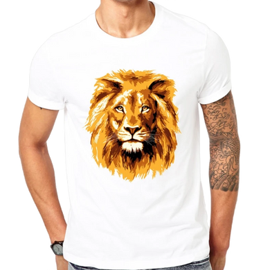T-Shirt lion<br>Or