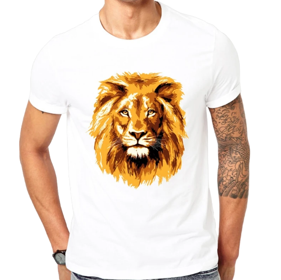 T-Shirt lion<br>Or